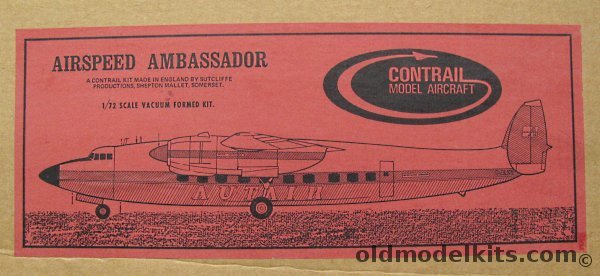 Contrail 1/72 Airspeed Ambassador Bagged plastic model kit